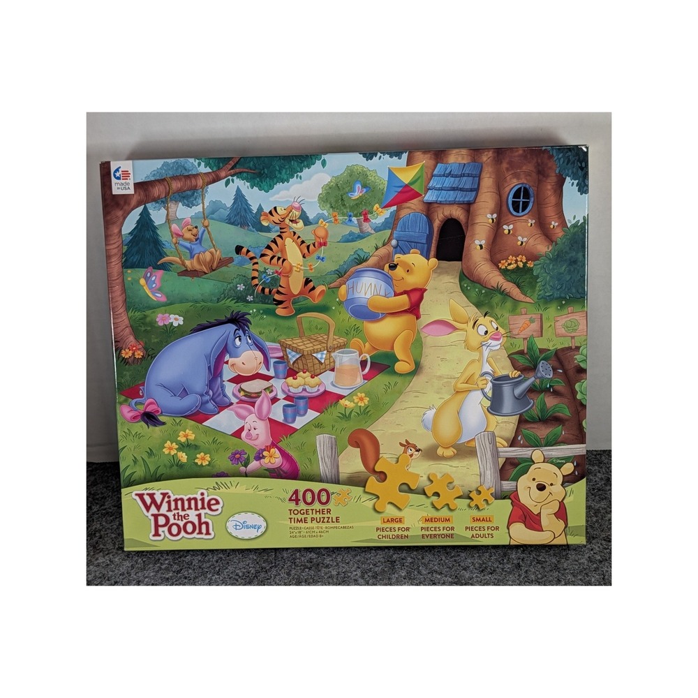 Disney Winnie the Pooh Together Time 400 Piece Family Jigsaw Puzzle Ceaco 42343